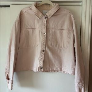Nine West Women's Pink Denim Jacket